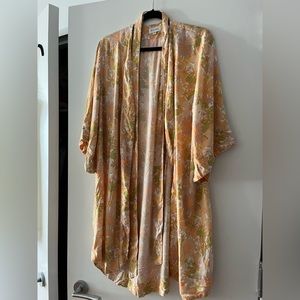 XS Piyama robe - Short Kimono Robe - 100% Lyocell - Flower Child.